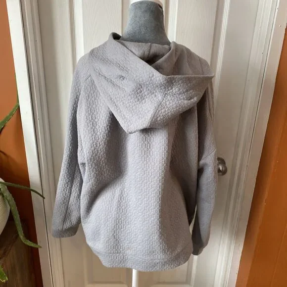 LIV Outdoor Hoodie Women’s Size XL Gray Pullover Snap Button - Picture 6 of 9